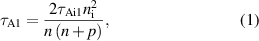Equation (1)