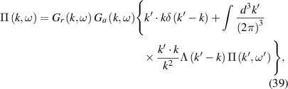Equation (39)