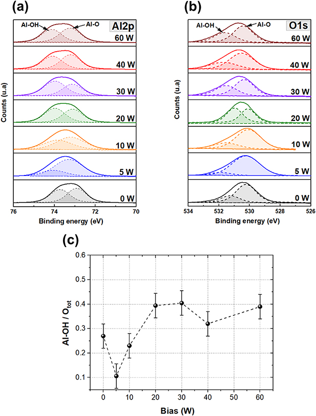 Influence of substrate biasing on structural, chemical and electrical ...