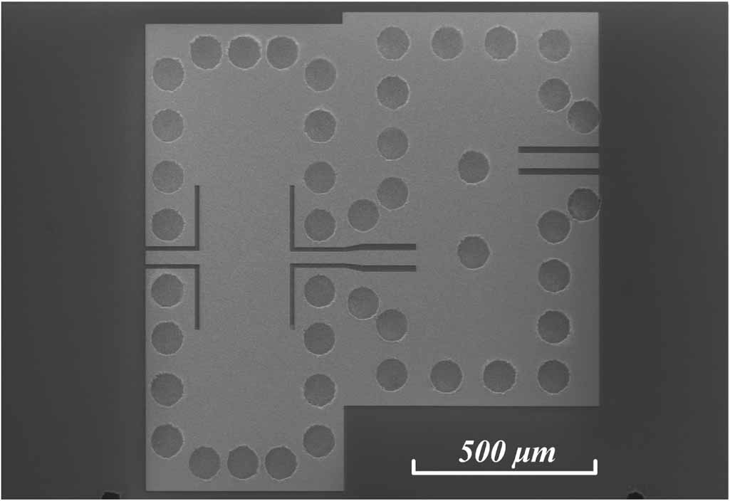 Terahertz monolithic integrated narrow-band filter based on the silicon ...