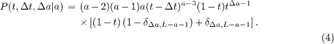 Equation (4)