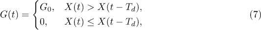 Equation (7)