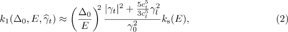 Equation (2)