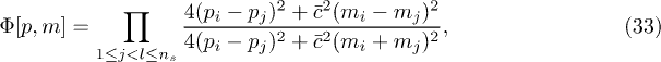 Equation (33)