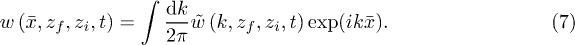 Equation (7)