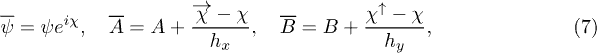 Equation (7)