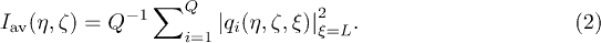 Equation (2)