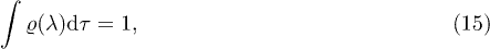 Equation (15)