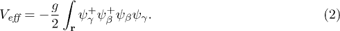 Equation (2)