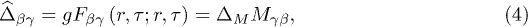 Equation (4)