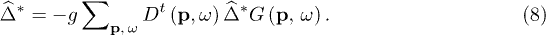 Equation (8)
