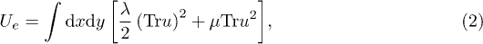 Equation (2)