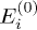 $E^{(0)}_{i}$