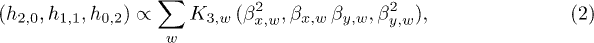 Equation (2)