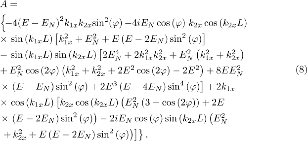 Equation (8)