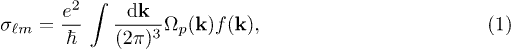 Equation (1)