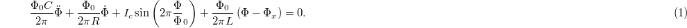 Equation (1)