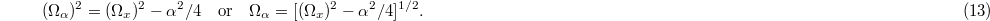 Equation (13)