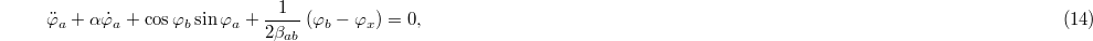 Equation (14)