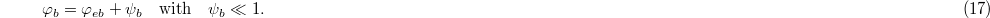 Equation (17)
