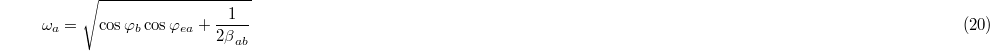 Equation (20)