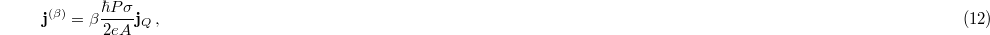 Equation (12)