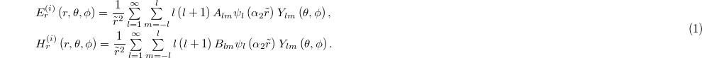Equation (1)