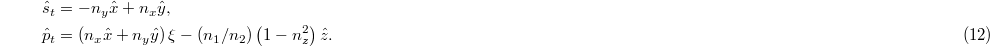 Equation (12)