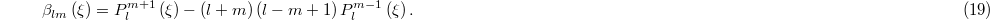 Equation (19)