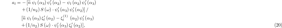 Equation (20)