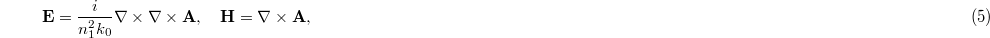 Equation (5)