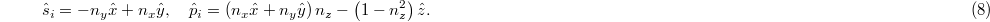 Equation (8)