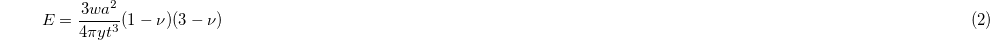 Equation (2)