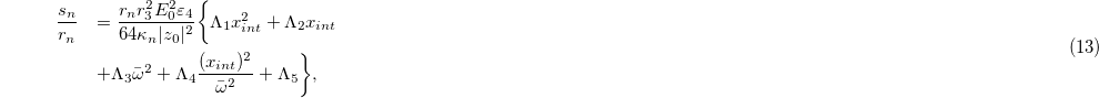 Equation (13)