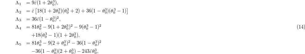 Equation (14)