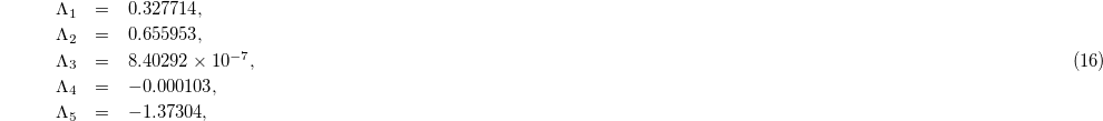 Equation (16)