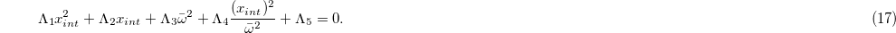 Equation (17)