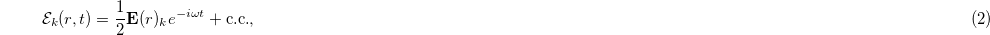 Equation (2)