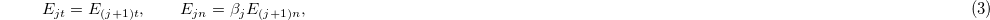 Equation (3)
