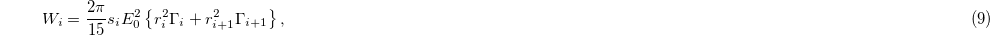Equation (9)