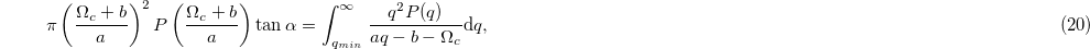 Equation (20)