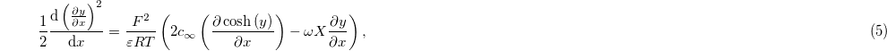 Equation (5)