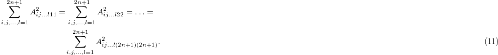 Equation (11)