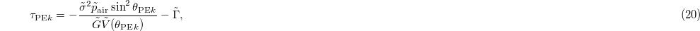 Equation (20)