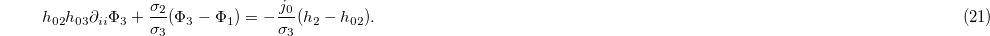 Equation (21)
