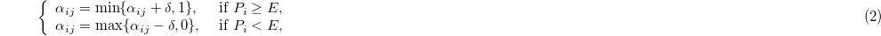 Equation (2)