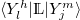 $\langle Y_l^h | \mathds{L} | Y_j^m\rangle$