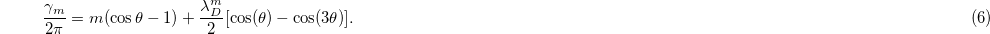 Equation (6)