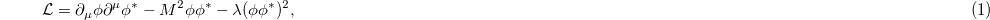 Equation (1)