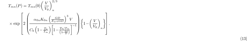 Equation (13)